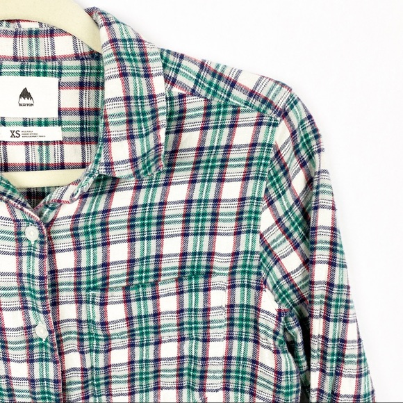 Burton Plaid Button Down Flannel Shirt - Picture 3 of 6